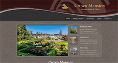 Desktop Screenshot of crownmansion.com